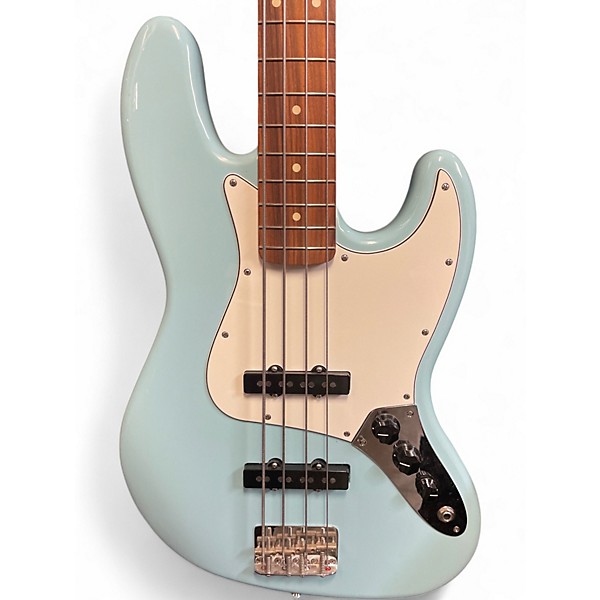Used Fender Vintera 60s Jazz Bass Daphne Blue Electric Bass Guitar