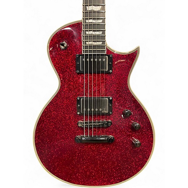 Used ESP E-II Eclipse DB Red Sparkle Solid Body Electric Guitar