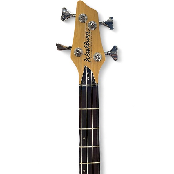 Used Washburn XB400 natural Electric Bass Guitar