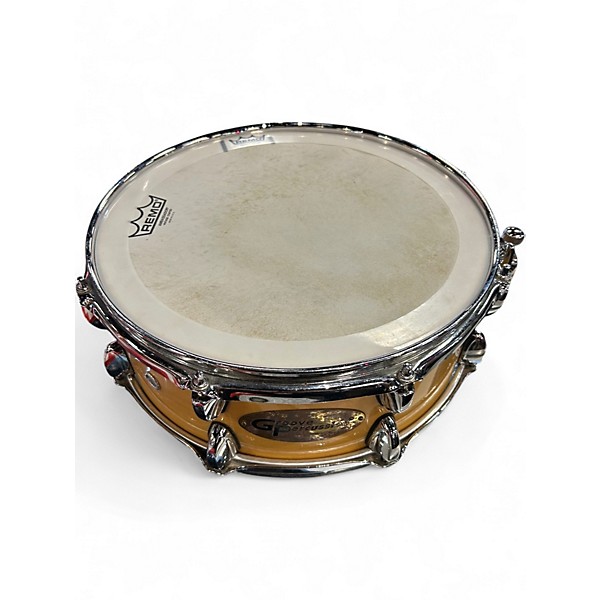 Used Groove Percussion 13X5 snare Natural Drum