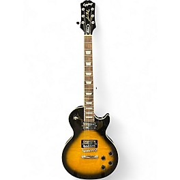Used Epiphone Les Paul Tribute Plus Vintage Sunburst Solid Body Electric Guitar