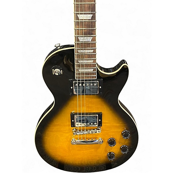 Used Epiphone Les Paul Tribute Plus Vintage Sunburst Solid Body Electric Guitar