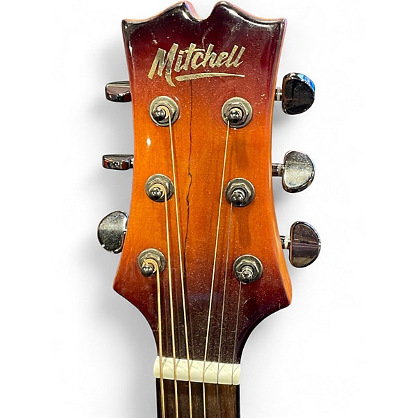 Used Mitchell MX430 Spalted Maple Acoustic Guitar