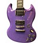 Used Epiphone Les Paul Custom SG PURPLE METALIC Solid Body Electric Guitar