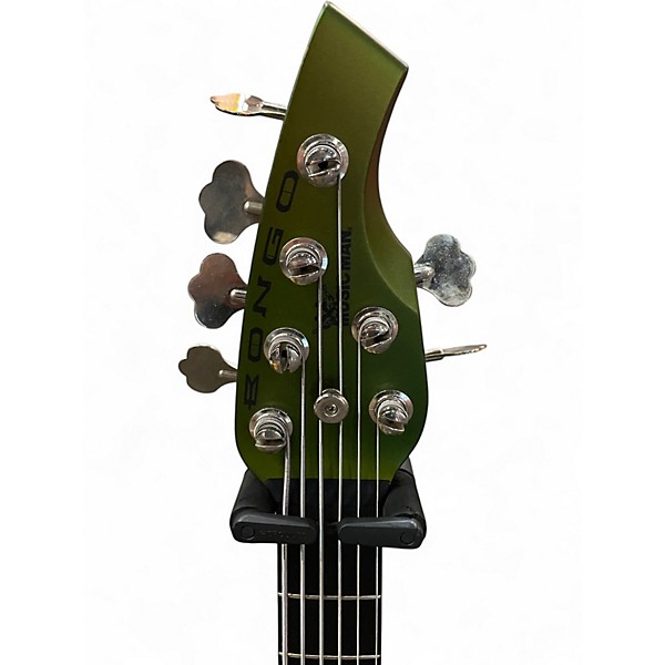 Used Ernie Ball Music Man Bongo 6 String GREEN Electric Bass Guitar