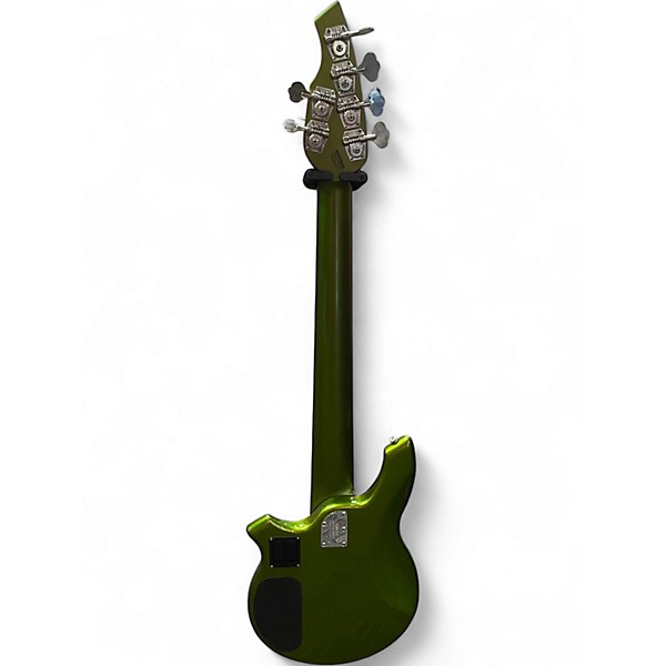 Used Ernie Ball Music Man Bongo 6 String GREEN Electric Bass Guitar