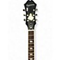 Used 2021 Epiphone RIVIERA Sparkling Burgundy Hollow Body Electric Guitar