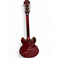 Used 2021 Epiphone RIVIERA Sparkling Burgundy Hollow Body Electric Guitar