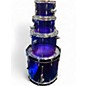 Used Orange County Drum & Percussion 4 Piece limited acrylic nightglow fade Drum Kit thumbnail