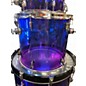 Used Orange County Drum & Percussion 4 Piece limited acrylic nightglow fade Drum Kit