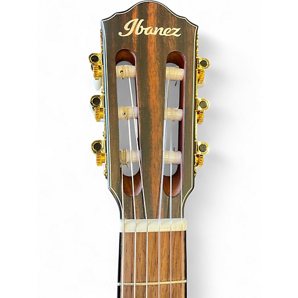 Used Ibanez FRH10N Pink Classical Acoustic Electric Guitar