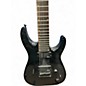 Used Jackson JS22-7 Dinky 7 String Black Solid Body Electric Guitar