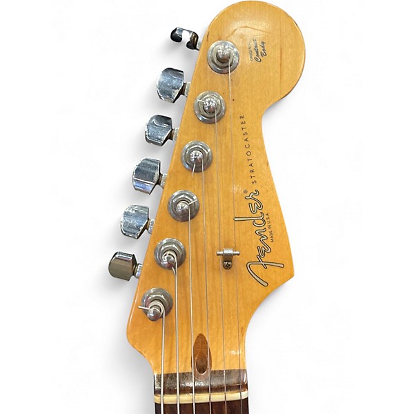Used Fender American Standard Stratocaster 3 Color Sunburst Solid Body Electric Guitar