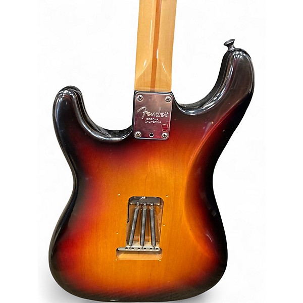 Used Fender American Standard Stratocaster 3 Color Sunburst Solid Body Electric Guitar