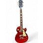 Used Epiphone Les Paul Deluxe Red Sparkle Solid Body Electric Guitar thumbnail
