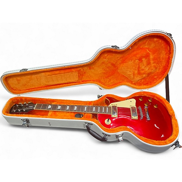 Used Epiphone Les Paul Deluxe Red Sparkle Solid Body Electric Guitar