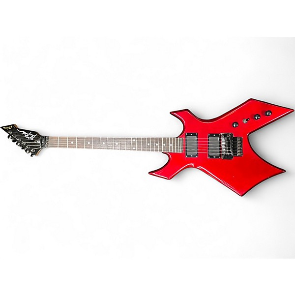 Used B.C. Rich NJ Series Warlock RED Solid Body Electric Guitar