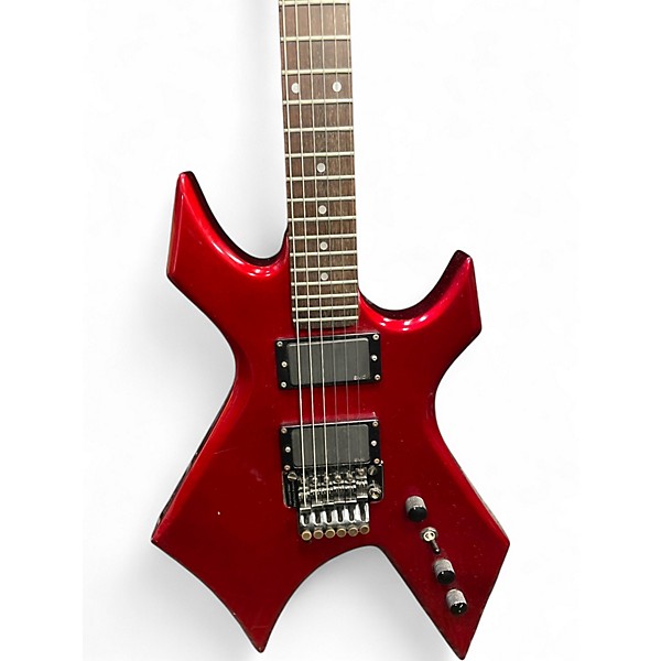 Used B.C. Rich NJ Series Warlock RED Solid Body Electric Guitar