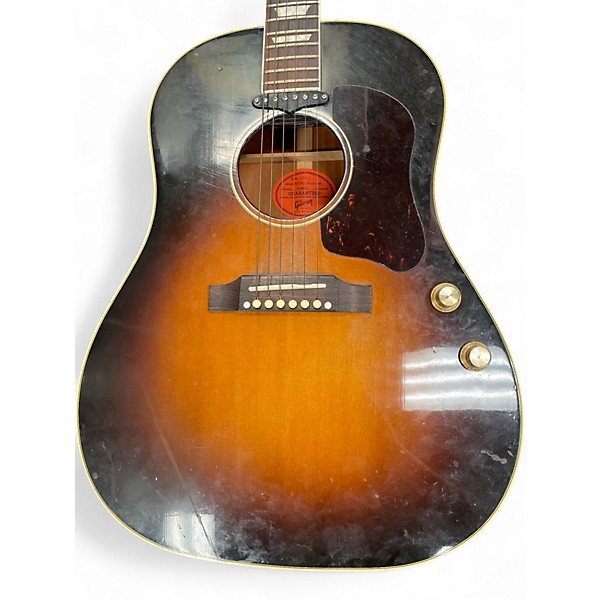 Vintage 2005 Gibson J160E 3 Color Sunburst Acoustic Electric Guitar
