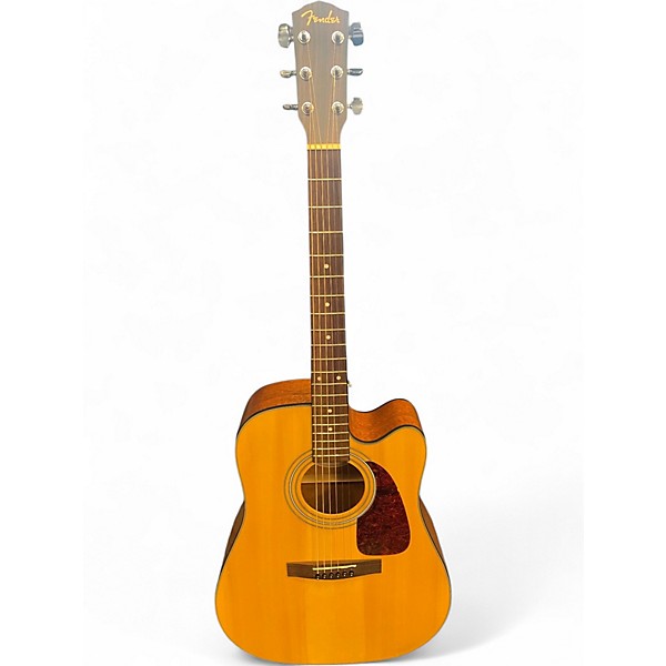 Used Fender DG-14SCE Natural Acoustic Electric Guitar