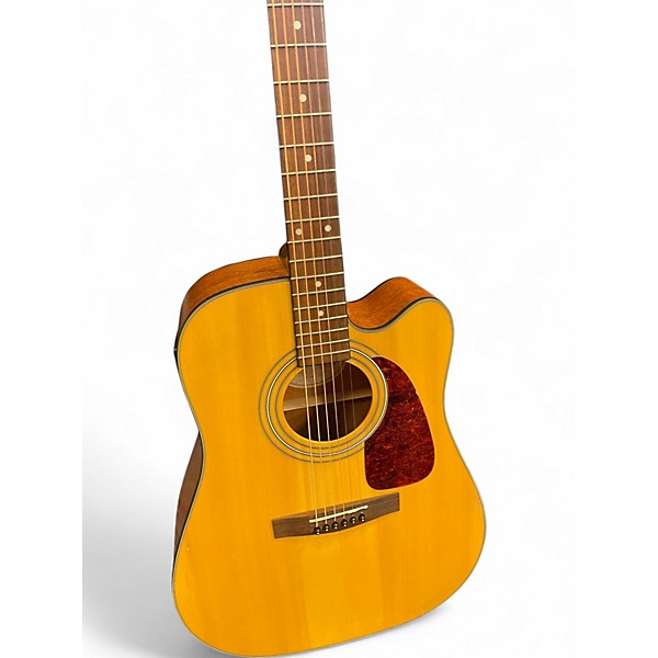 Used Fender DG-14SCE Natural Acoustic Electric Guitar