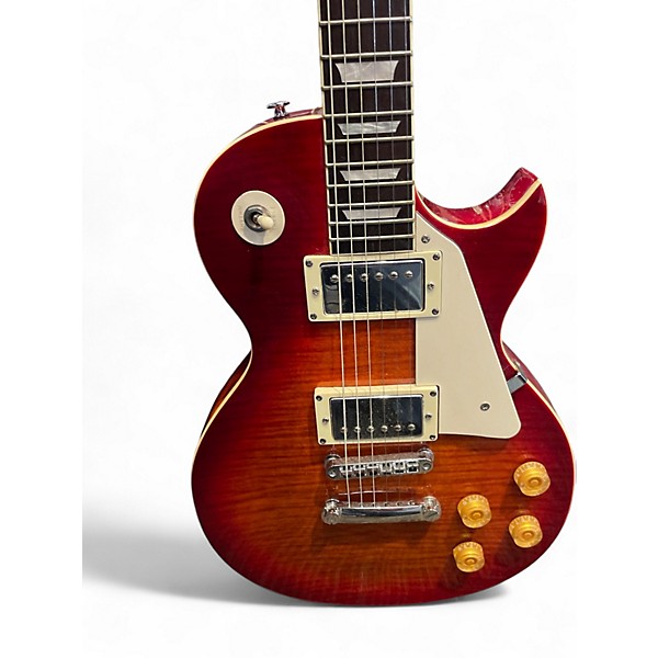 Used Davison LP STLYE CHERRY BURST Solid Body Electric Guitar
