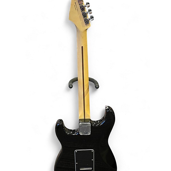 Used Squier Standard Stratocaster Black Solid Body Electric Guitar