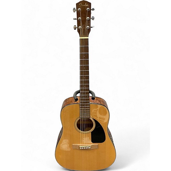 Used Fender CD60 Dreadnought Natural Acoustic Guitar