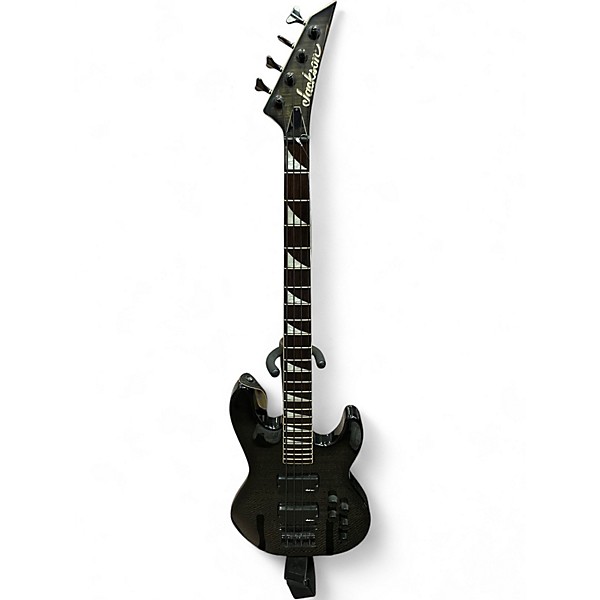 Used 2012 Jackson JS3 CONCERT TBK Trans Black Electric Bass Guitar