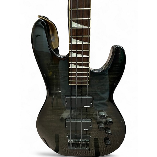 Used 2012 Jackson JS3 CONCERT TBK Trans Black Electric Bass Guitar