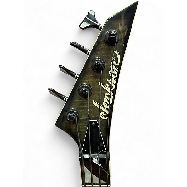 Used 2012 Jackson JS3 CONCERT TBK Trans Black Electric Bass Guitar