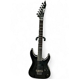 Used 2008 ESP LTD MH250 Trans Black Solid Body Electric Guitar