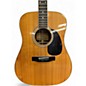 Used Fender F75 Natural Acoustic Guitar