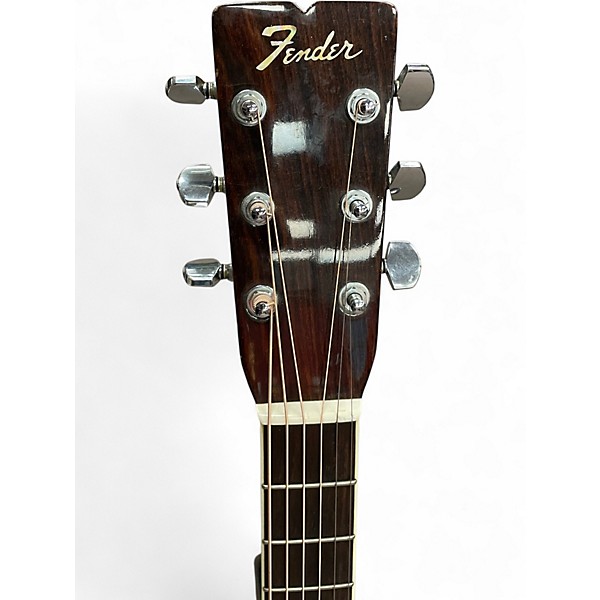 Used Fender F75 Natural Acoustic Guitar