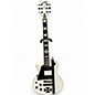 Used ESP LTD Iron Cross LH Black and White Solid Body Electric Guitar thumbnail
