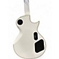 Used ESP LTD Iron Cross LH Black and White Solid Body Electric Guitar