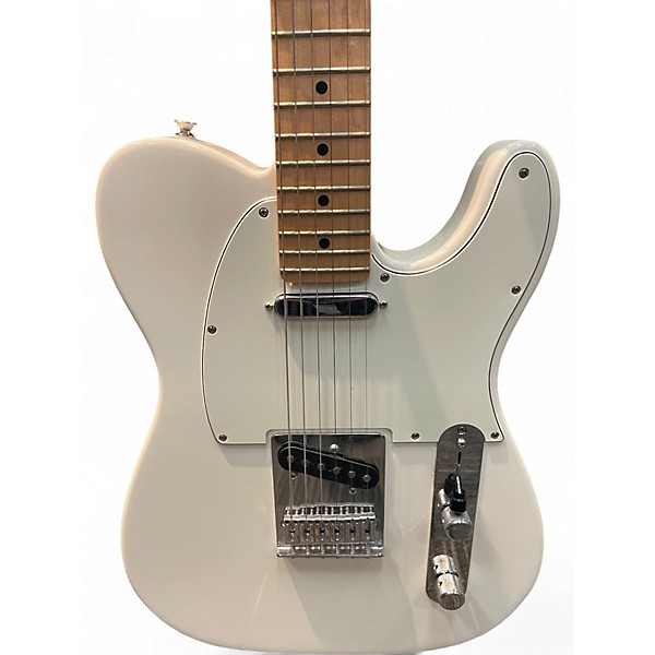 Used Fender Player Telecaster Arctic White Solid Body Electric Guitar