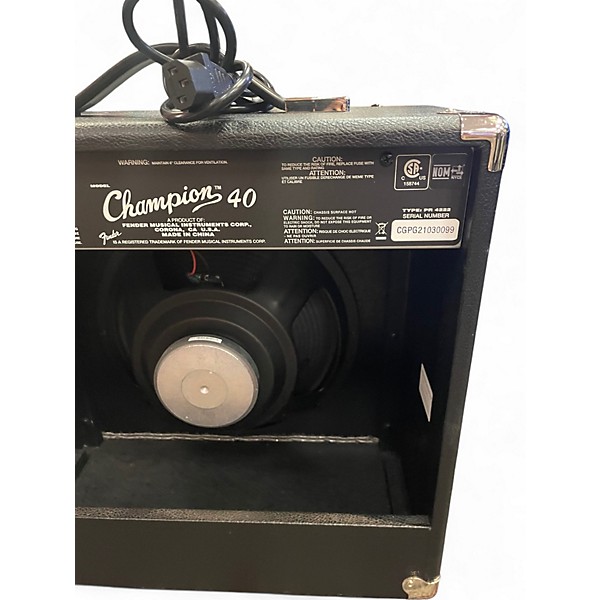 Used Fender Champion 40 Guitar Combo Amp