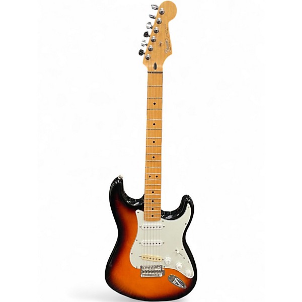 Used 1999 Fender Standard Stratocaster Sunburst Solid Body Electric Guitar