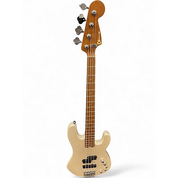 Used Charvel PRO MOD SAN DIMAS PJ IV Pearl White Electric Bass Guitar