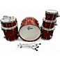 Used Gretsch Drums 6 Piece Renown red sparkle Drum Kit thumbnail