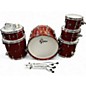 Used Gretsch Drums 6 Piece Renown red sparkle Drum Kit