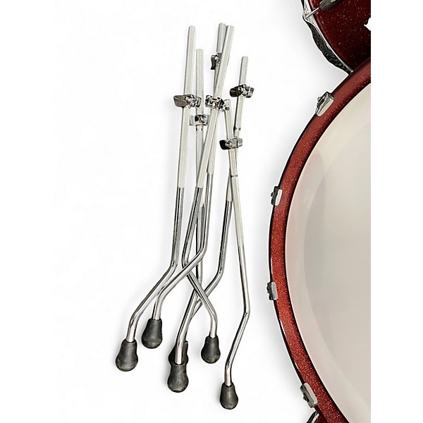 Used Gretsch Drums 6 Piece Renown red sparkle Drum Kit