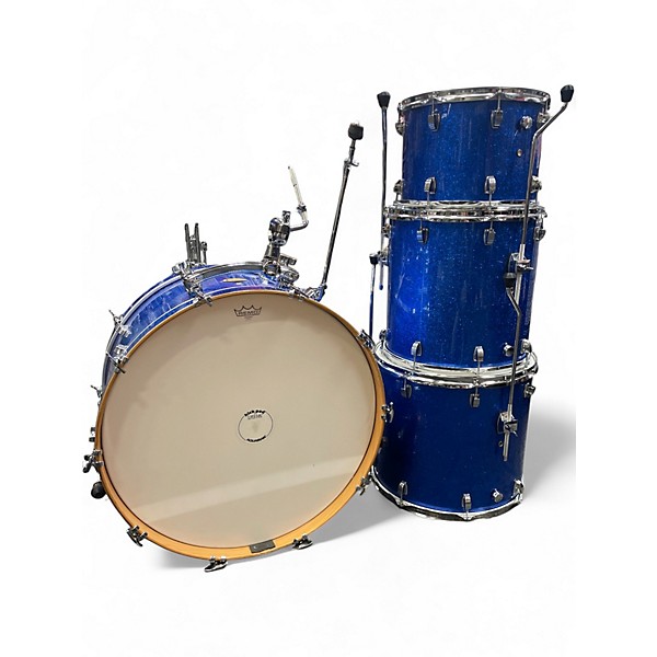 Used Ludwig 4 Piece Centennial Blue Sapphire Drum Kit