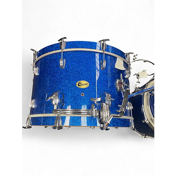 Used Ludwig 4 Piece Centennial Blue Sapphire Drum Kit