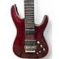 Used Schecter Guitar Research HELLRAISER S 7 STRING Black Cherry Solid Body Electric Guitar