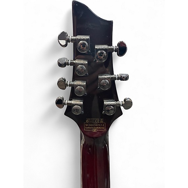 Used Schecter Guitar Research HELLRAISER S 7 STRING Black Cherry Solid Body Electric Guitar