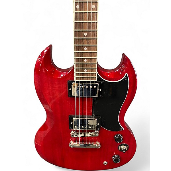 Used Epiphone SG Tribute Cherry Solid Body Electric Guitar
