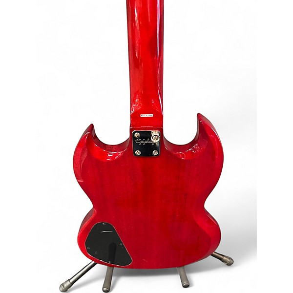 Used Epiphone SG Tribute Cherry Solid Body Electric Guitar