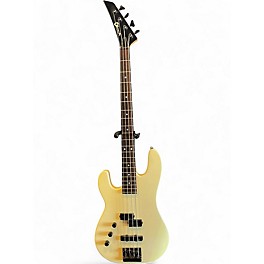 Vintage 1980s Charvel 2B White Electric Bass Guitar